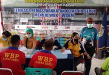 Dinkes Yapen Gelar Penyuluhan Pencegahan Virus HIV/AIDS pada Lembaga Permasyarakatan Kelas II B Serui